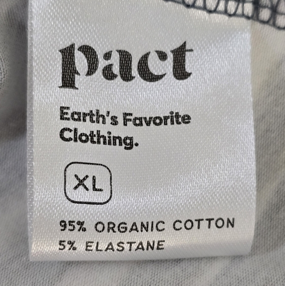 Pact Fit & Flare Strappy Striped Organic Dress Size XL - Picture 8 of 14